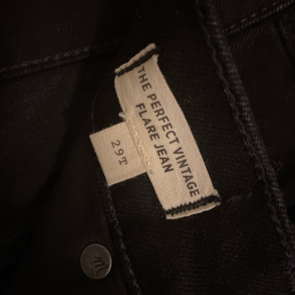 Madewell 29T black flare jeans - Picture 2 of 4